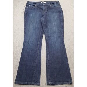 Levi's 515 Bootcut Jeans Womens 12M Blue Denim Red Tab Beaded Pocket Streetwear